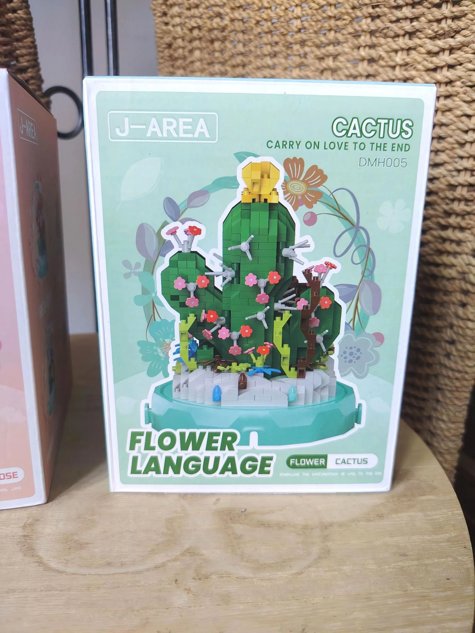 Jeux de construction en brick fleurs sous cloche – photo 3